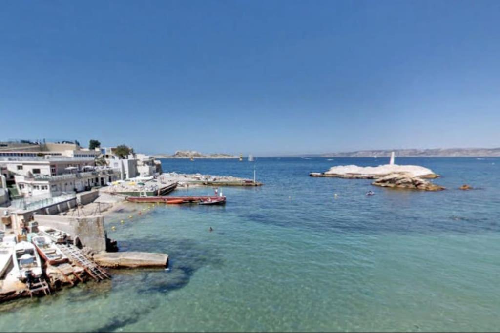 Villa En Bord De Mer A Malmousque Marseille Exterior photo